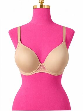 Soma Vanishing 360 Perfect Coverage Wireless Bra Nude 44D